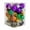 B, variant on 24Pcs 2CM Small Plastic Balls Christmas Tree Pendant Halloween Ornament Solid Color for Home,Living Room,Bedroom Wall, Courtyard, Patio, Party Decoration