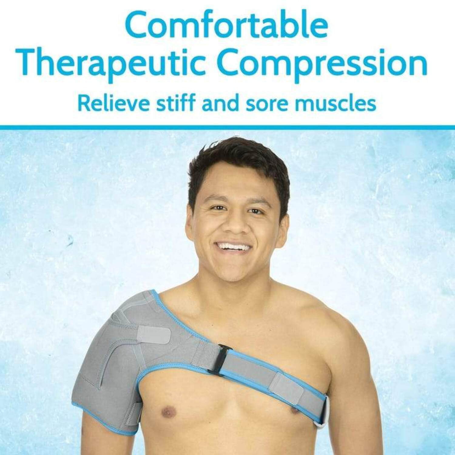 Arctic Flex Shoulder Ice Pack Brace – Reusable Cold & Hot Gel Wrap for Shoulder Pain, Tendonitis, Rotator Cuff Relief, and Joint Support (Left or Right)