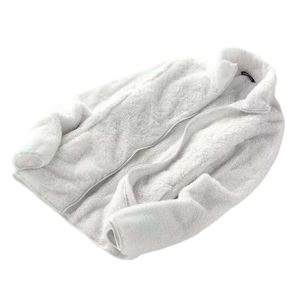 NominalSnug Fuzzy Fleece Jackets for Women Full Zip up Casual Coat Stand Collar Soft Comfy Outwear with Pockets