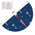 thumbnail image 3 of Cauagu 36" Christmas Tree Skirt Lighthouses and Anchors Pattern Christmas Tree Decorations Tree Mat for Xmas Decorations Occasion Holiday Home Decor -36", 3 of 7