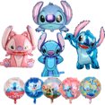 thumbnail image 2 of Globos de puntada kawaii, decoración para fiestas de cumpleaños infantiles, lindos globos de aluminio de Disney con dibujos animados, suministros para baby shower, regalos, 2 of 5
