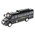 thumbnail image 1 of Milaget Bus Toy 1/12 Scale Educational Creative Bus Model for Party Birthday Parties Black, 1 of 9
