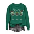 thumbnail image 2 of BLVB Womens Christmas Sweatshirt Christmas Tree Graphic Long Sleeve Shirts Holiday Pullover Tops Blouse Gifts for Women, 2 of 5
