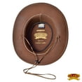 thumbnail image 5 of X Large Micro Fiber Synthetic Suede Tan Cowboy Hat Hilason, 5 of 5