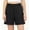 Black, variant on Zynoxe Womens Shorts with Pockets Relaxed Loose Fit Mid-Thigh Wide Leg Shorts Comfort Strech High Waisted Ladies Casual Shorts Fashion Solid Color Button Closure Summer Shorts for Women S