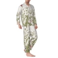 thumbnail image 2 of Fotbe Herbs and Wildflowers Pijama de Hombre con Estampado de Manga Larga, Conjunto de 2 Piezas, Ropa de Dormir Suave y Cómoda con Bolsillos-X-Large, 2 of 7