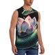 thumbnail image 2 of Balery Snake Holding A Lotus Camisetas sin mangas para hombre, absorbe la humedad y protege contra el mal olor.-3X-Large, 2 of 7