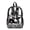 Black Cat Paw Daisy Zebra Print, variant on Kids Transparent Backpack Large Capacity Clear Bookbag See Through School Bag Heavy Duty PVC Backpack for Preschool Elementary Students, Sea Turtle Sea Shell Coral Green