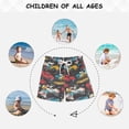 thumbnail image 6 of joogoo Boys Swim Trunks Abstract Sport Cars Beach Board Shorts Drawstring Swimsuit 4T, 6 of 6