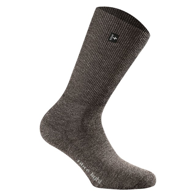 Rohner Advanced Socks Calcetines de trekking unisex - fibra ligera supeR, Trekking Light Marrón 42-44