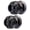 Black, variant on Enjoy Cover | Door Knob Grip Doorstop Knob Stopper Cover, Set of 2 Door Knob Grips Universal Size Protects Walls from Dents and Damage