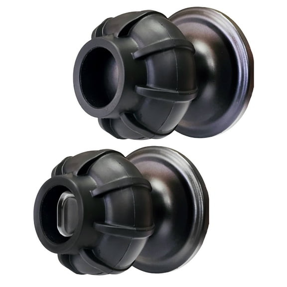 Enjoy Cover | Door Knob Grip Doorstop Knob Stopper Cover, Set of 2 Door Knob Grips Universal Size Protects Walls from Dents and Damage
