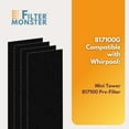 thumbnail image 4 of Filter-Monster Replacement Compatible with Whirlpool 817100 Pre-Filter for Whirlpool APMT2001M, 4 Pack, 4 of 6