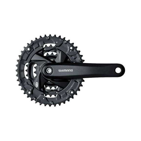 Shimano Acera FC-M371-L Crankset - 175mm, 9-Speed, 48/36/26t, Square Taper JIS