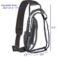 thumbnail image 2 of MUSOIE Clear Sling Bag for Stadium Events Crossbody Travel Backpack Casual Chest Daypack, 2 of 5