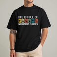 thumbnail image 2 of Funny Golf Tee, Life is Full of Important Choices Shirt, Father's Day Gift for Golfer Dad, 2 of 3