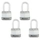 thumbnail image 1 of Candado Laminado Master Lock Magnum Acero Paquete de 4, 1 of 8