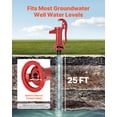 thumbnail image 2 of Bomba de agua manual VEVOR para pozo, elevación máxima de 25 pies, bomba de agua manual de hierro fundido antiguo, conexión NPT de 1-1/4 pulg., fácil instalación, color rojo, 2 of 9