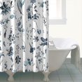 thumbnail image 4 of Waterproof Beautiful Colorful Floral Shower Curtain 72x72 Inch Boho Style Polyester Unique Shower Curtain for Bathroom Hotel Home Decor with 12 Plastic Hooks, 4 of 5