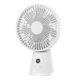 thumbnail image 2 of Ventilador de mesa pequeño, ventilador de escritorio, ventilador de mano silencioso y ligero de 5 velocidades, ventilador eléctrico para pescar, mujer blanco, 2 of 8