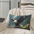 thumbnail image 5 of Balery Forest River Bald Eagle Bedding Queen Pillow Cases - Envelope Closure - Soft Brushed Microfiber Fabric - Shrinkage and Fade Resistant Pillow Cases-14"x20", 5 of 6