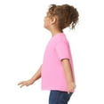 thumbnail image 3 of Gildan Toddler Heavy Cotton T-Shirt, Short Sleeve Taped Neck Shirt, Light Pink Tee, Size 5T, 3 of 5