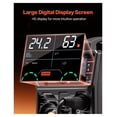 thumbnail image 5 of 200A MIG Welder 5-in-1, Synergic Flux Core/Stick/TIG Welder, Dual Voltage 110V/220V, Aluminum Compatible, LCD Display, Pulse MIG Welding Machine, 5 of 9