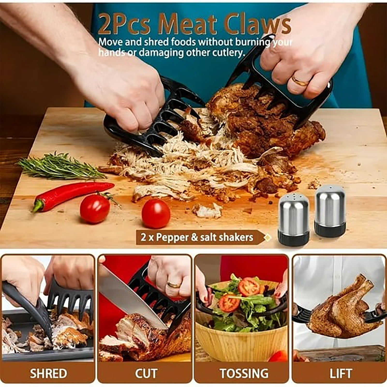 35pcs Men's And Women's Barbecue Accessory Set, Stainless Steel Heavy-duty Barbecue Tools with Gloves And Barbecue Mats, Portable Aluminum Box, Outdoor Camping Barbecue Accessories