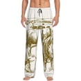 thumbnail image 2 of Lsque Cattle Drive By Two Cowboys 1 Print Men's Pajama Pants, Lounge Pant - Comfortable Home Wear,Elastic Waistband, Stylish Design-Large, 2 of 9