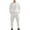 White, variant on Wrtxtat Men's Quilted 2 Piece Casual Outfits Crewneck Pullover Jacquard Sweatsuit Pockets Drawstrings Sweatpants Joggers Tracksuit Set Dark Gray XXXL