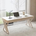 thumbnail image 3 of Study Modern Office Desks - Slate Luxury Workbench - Home Office Desks - Table Computer Escritorio Ordenador Work Furniture QF50OD My Lux Decor Round, 3 of 16