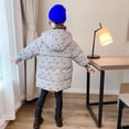 thumbnail image 4 of Children Winter Jackets For Girls Fashion Reflective Material Outerwear Warm Coat Teen Print Kids Hooded Clothes 4 6 8 10 12Yrs, 4 of 6