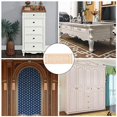 thumbnail image 1 of 2 uds. Rectángulo flor tallado en madera calcomanía decoración tallada Onlay apliques Afortunado Sencillez, 1 of 3