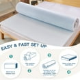 thumbnail image 3 of Airensky 2 Inch Memory Foam Mattress Topper,Cooling Gel Infused High Density Queen(60"x80") Topper with Removable Skin-Friendly Cover,Bed Topper for Pressure Relief Back Pain, CertiPUR-US Certified, 3 of 15