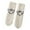 White, variant on HAYIMI Women Crew Socks Pumpkin Coral Socks Halloween Themed Fashionable Casual Sleeping Short Socks