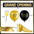 thumbnail image 4 of Grand Opening Ribbon Cutting Ceremony Kit Grand Opening Banner Decorations with 10'' Scissors 40 Pcs Balloons Satin Ribbon Bows and More Supplies for Business Events(Blue), 4 of 6