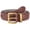 Coffee, variant on JASGOOD Women's Braided Belt Woven Leather Belts for Jeans Dress