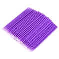 thumbnail image 1 of Aplicadores de hisopos de algodón de micro cepillo desechables Eyebrow Eyeliner Mascara Laz extension Maquillaje Lápiz labial Varilletas Make Up Purple 100 PCS Eigraketly CE001469-05, 1 of 7