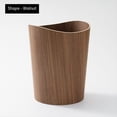 thumbnail image 3 of Cubo de Basura de Madera para el Hogar, Cubo de Basura, Cubo de Basura para Hotel, Sala de Estar, Oficina, Papelera, Cubo de Reciclaje Nórdico B, 3 of 5