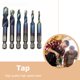 thumbnail image 5 of 6 piezas M3-M10 Vástago hexagonal HSS Rosca de tornillo Compuesto métrico Brocas Herramientas Ndcxsfigh nuevos, 5 of 9