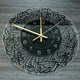 thumbnail image 5 of 2x 30cm Acrílico Caligrafía Islámica Reloj de Pared Cocina Religiosa, 5 of 8