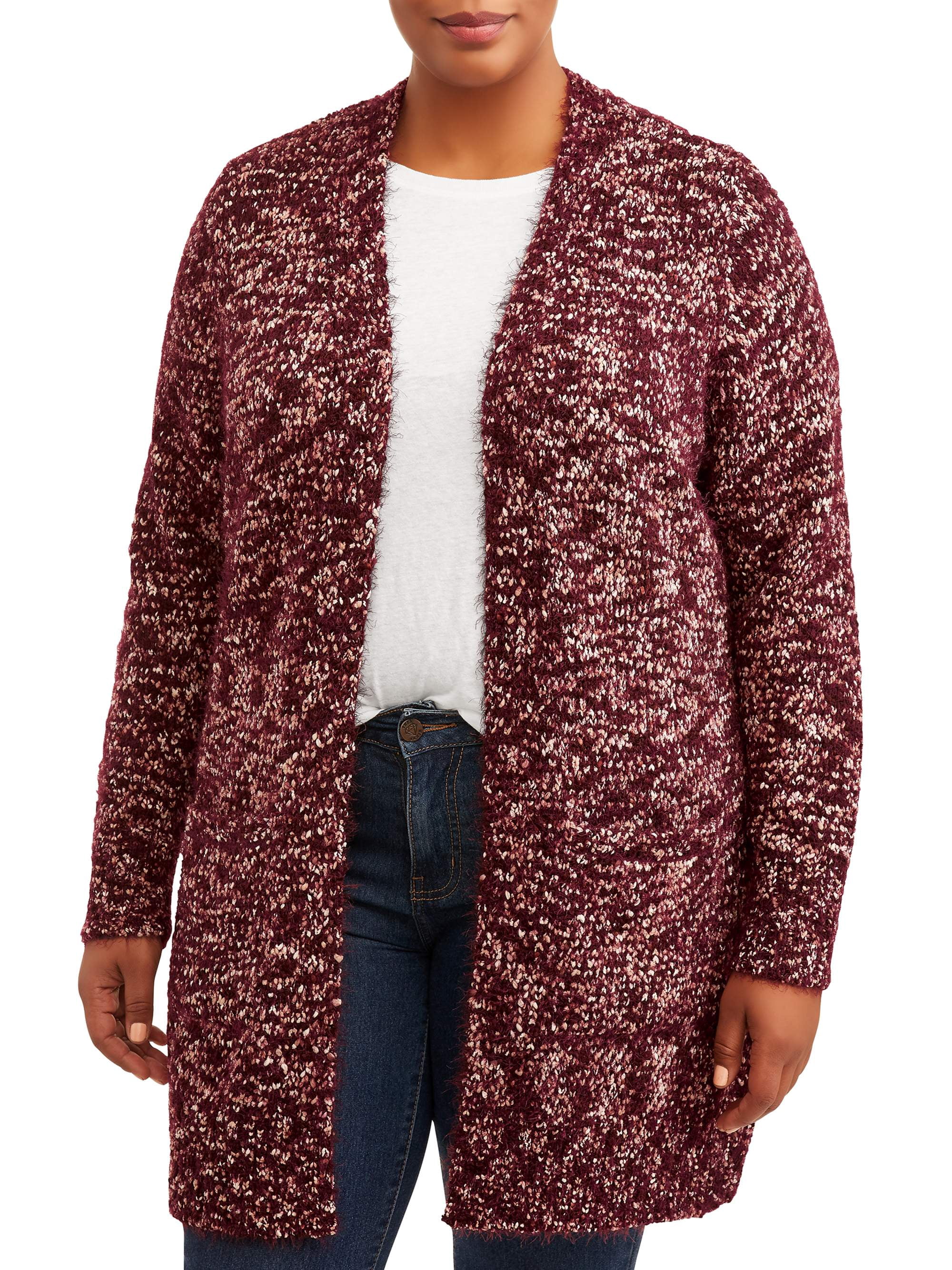 Front Eyelash Cardigan - Walmart 