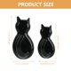 thumbnail image 5 of 4 piezas decorativas de colas de gato montadas en la pared para el dormitorio de la pared para el llavero de ropa de sombrero, 5 of 5