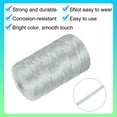 thumbnail image 3 of Uxcell Nylon String Cord 2.5mm x 218 Yards Rope Braided Thread Beading Cord for Jewelry Making Supplies Light Gray, 3 of 7