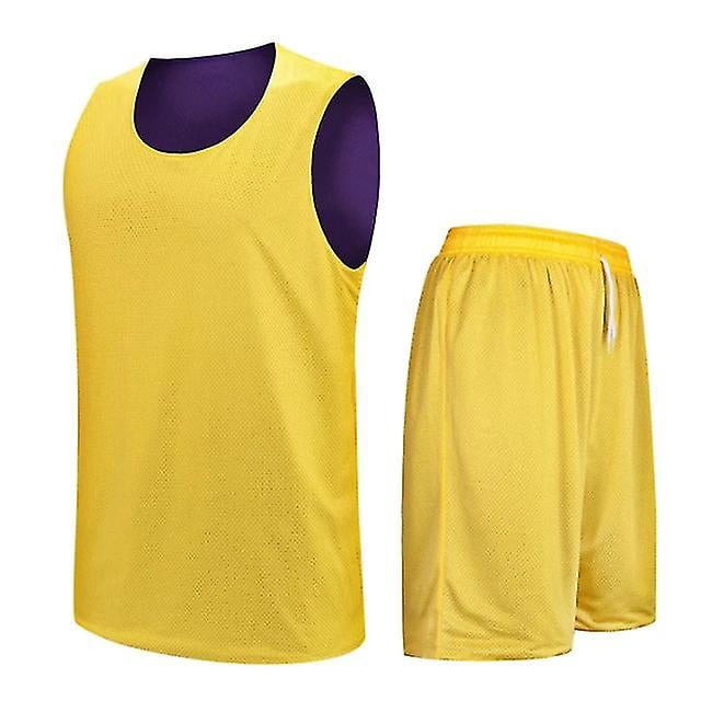 Double-side Design Basketball Jersey Sets Uniforms Diy Customized Sports Clothing Breathable Youth Training Basketball Jerseys