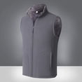 thumbnail image 4 of Otoño de los hombres Chaleco de lana chaqueta de invierno Casual Chaleco de felpa forro cortavientos abrigo térmico senderismo Camping esquí Chaleco 5XL, 4 of 4