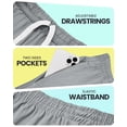 thumbnail image 2 of NY Threads Men's Athletic Shorts Quick Dry Loose-Fit Lightweight Running Workout Gym Shorts with Pockets, XX-Large, Medium Grey, 2 of 7