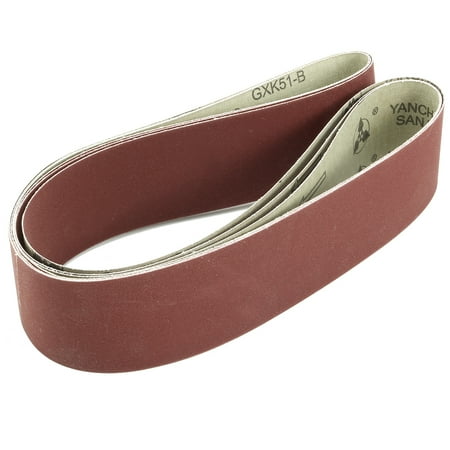 

Uxcell 2 x 42 400 Grit Flush Joint Aluminum Oxide Sanding Belts 3 Pack