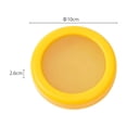 thumbnail image 4 of Contenedores de Silicona para Almacenar Alimentos para Mantenerlos Frescos: Recipientes para Aguacates, Limones y Tomates, Accesorios y Aparatos de Cocina en Color Amarillo, 4 of 5