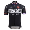 thumbnail image 4 of Maillot de ciclismo nacional negro manga corta maillot mtb AMSTERDAM FRANCIA ITALIA HOLANDA ropa de ciclismo ropa ciclismo 5 estilos, 4 of 4